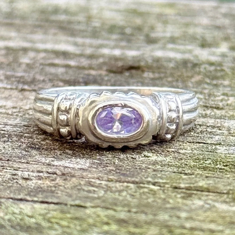 Vintage elegant silver